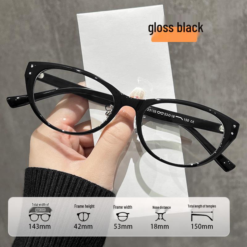 Gradient Cat-Eye Anti-Blue Light Glasses for Women - Slim Face Enhancer 23135 - Bare Face Optics.