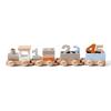 Wood Wooden Trolley Toy Blocks Baby Educational Toys Montessori Toys  Educational Gift