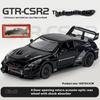 1/32 Scale Skyline Nissan GTR CSR2 Alloy Sports Car Model Die-cast Metal Toy Racing Model Simulation Sound and Light Children's Gift