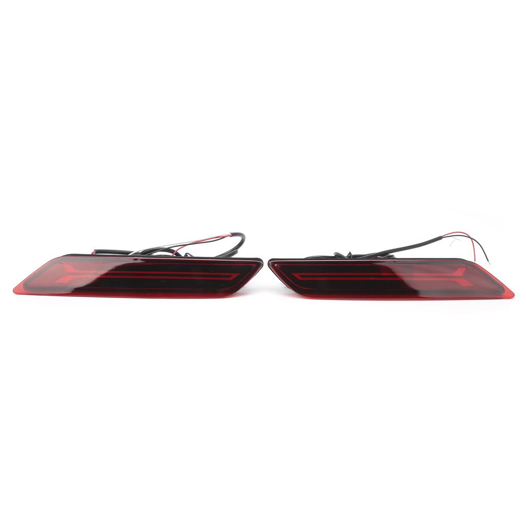 2Pcs Rear Bumper Driving Light LED Brake Parking Lamp Fit for Honda City 2017‑2018