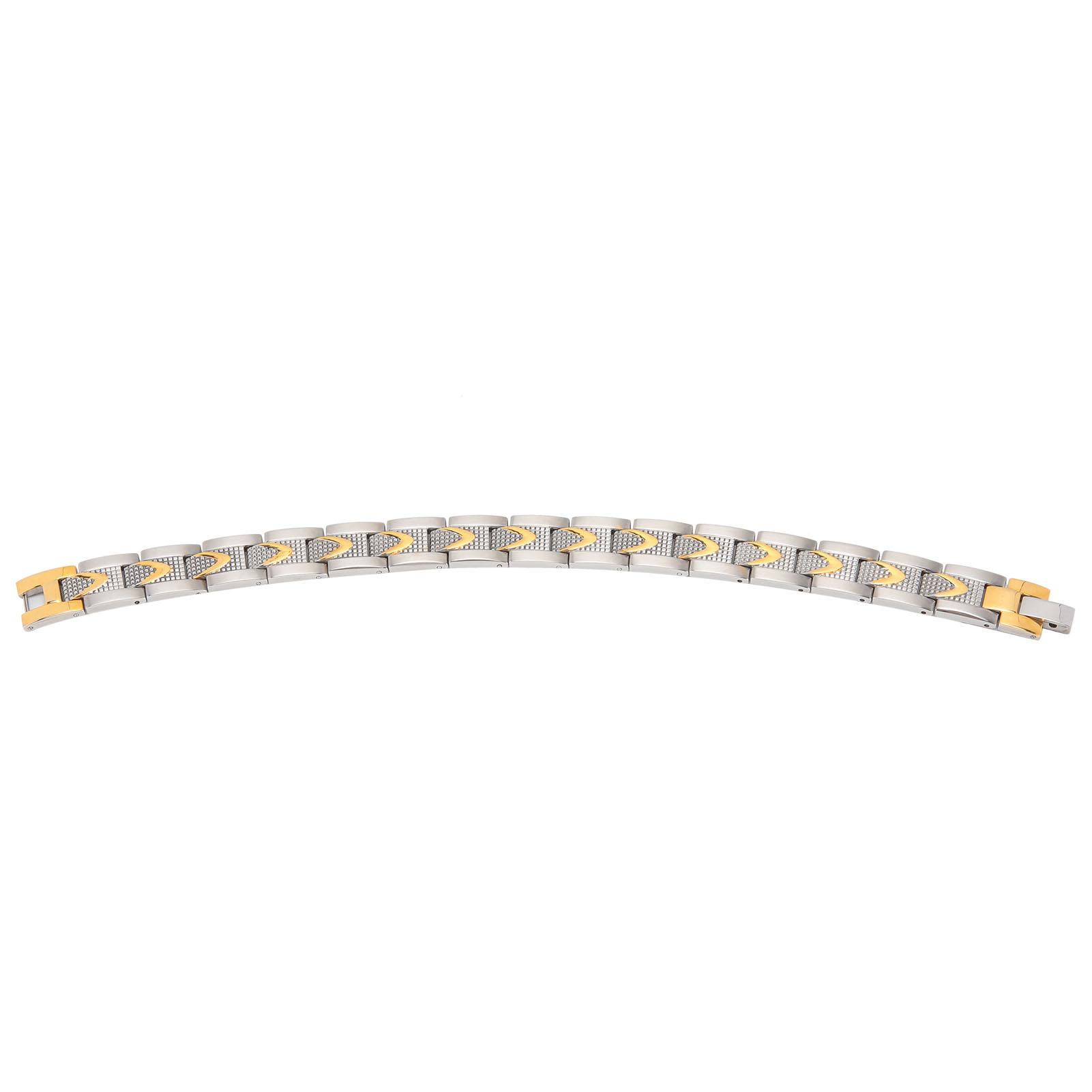 Stainless Steel Magnet Bracelet Pain Relief Healthy Care Magnetic Therapy Bracelet 12mm