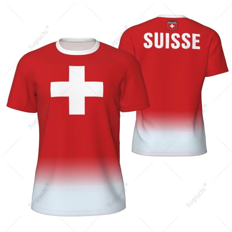 Exclusive Design Gabon Flag Grain 3D Printed Men For Running Bike Soccer Tennis Fitness Sports Tshirt Mesh Fans Short T-shirt