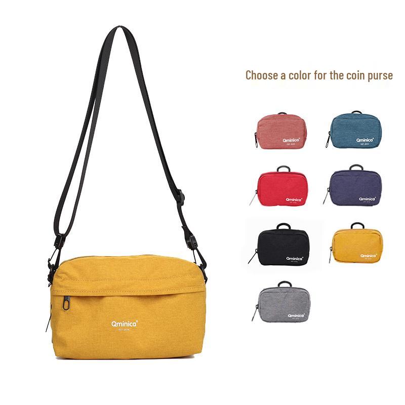 Black Waterproof Multifunctional Travel Passport Chest Bag - Portable, Large Capacity Crossbody Stroller Bag