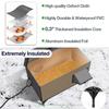 Heated Outdoor Cat House Foldable Cat Shelter with Heating Pad Windproof Rainproof Scratch Resistant Insulated Cat House