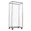 Garage   Storage Rack Carbon Steel Large Capacity Rolling Sports   Storage Cart with Wheels for Basket  Foot 