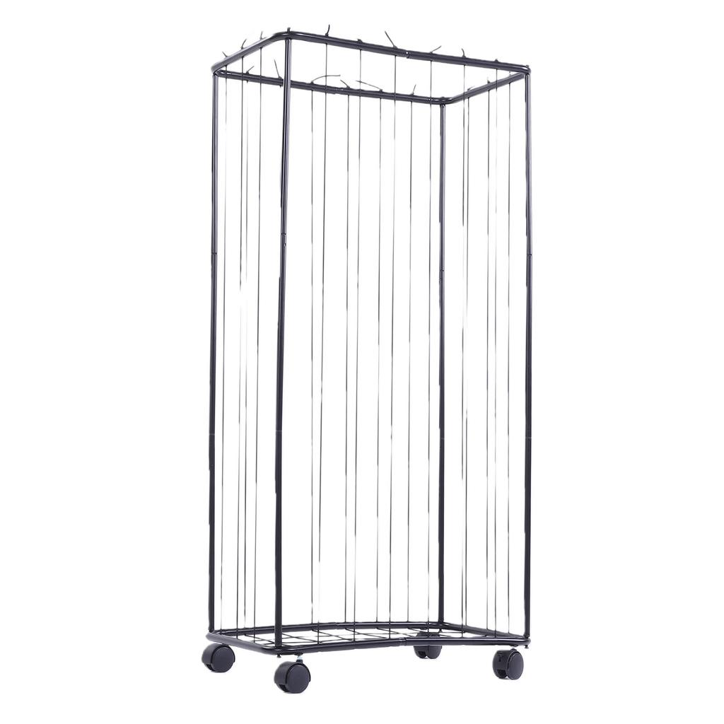 Garage Storage Rack Carbon Steel Large Capacity Rolling Sports Storage Cart with Wheels for Basket Foot