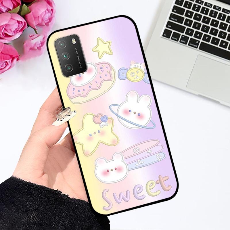 For Xiaomi Poco M3 4G Case M2010J19CG Shockproof Soft Silicone TPU Phone Cover For Poco M3 Pro 5G M2103K19PG Coque Funda Cartoon
