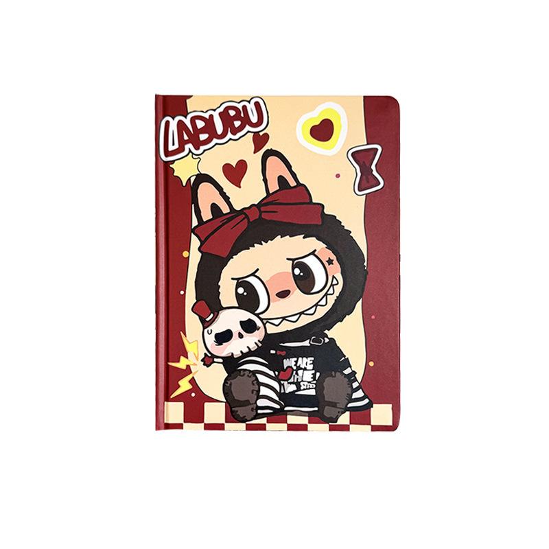 Color Page Notebook Trendy Cool Hard Shell Book Student Full Color Picture Book Horizontal Line Book