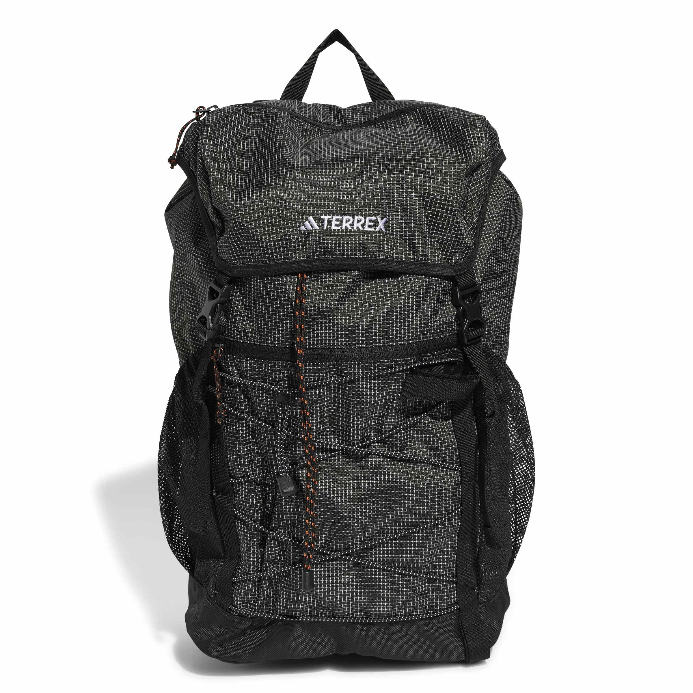 

Adidas TRX MT DAYPACK Unisex Backpack, Adult, KPI91, Black/Semi-Impact Orange/White (JJ1482)