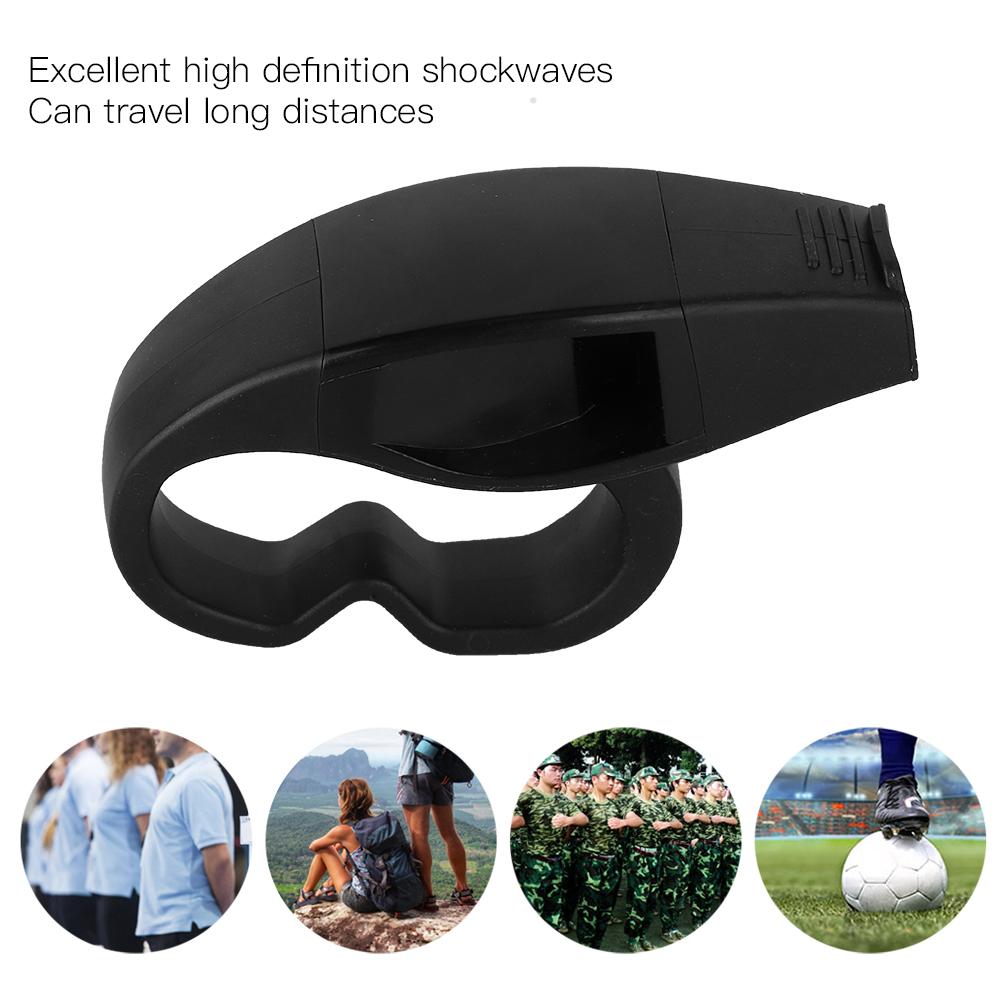 ABS Black Football Basketball Competition Training Sports Special Referee Whistle Outdoor Tool Supply