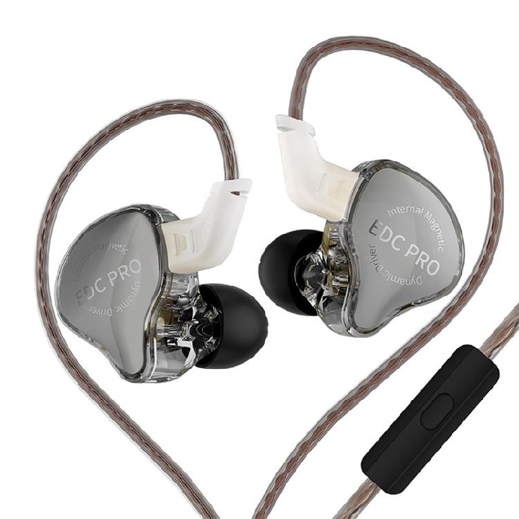 Dynamic Unit Pluggable Earbud Heavy HIFI Corded Control In Ear Headphones High Resolution Music Earphones