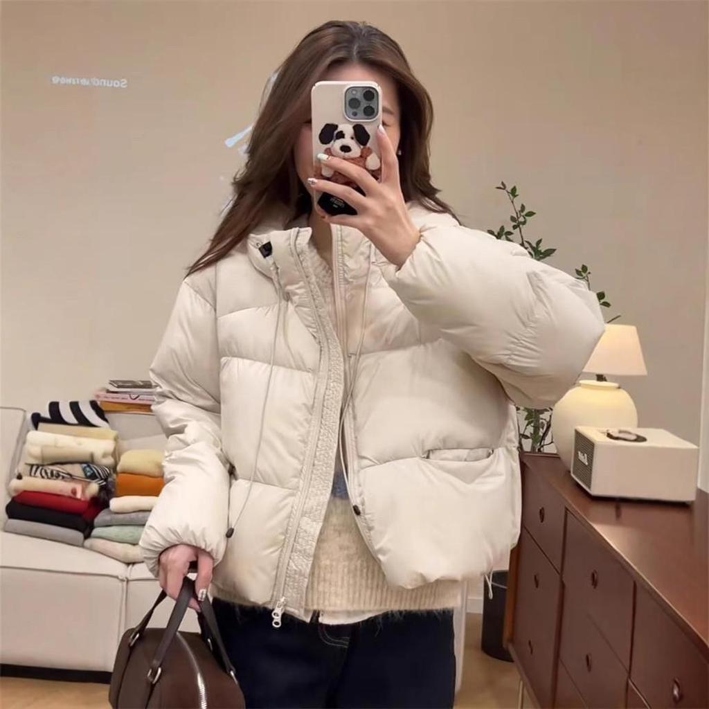 Women's 2024 Winter Fashion Short Puff Down Jacket - Stylish and Thickened Duck Down Coat