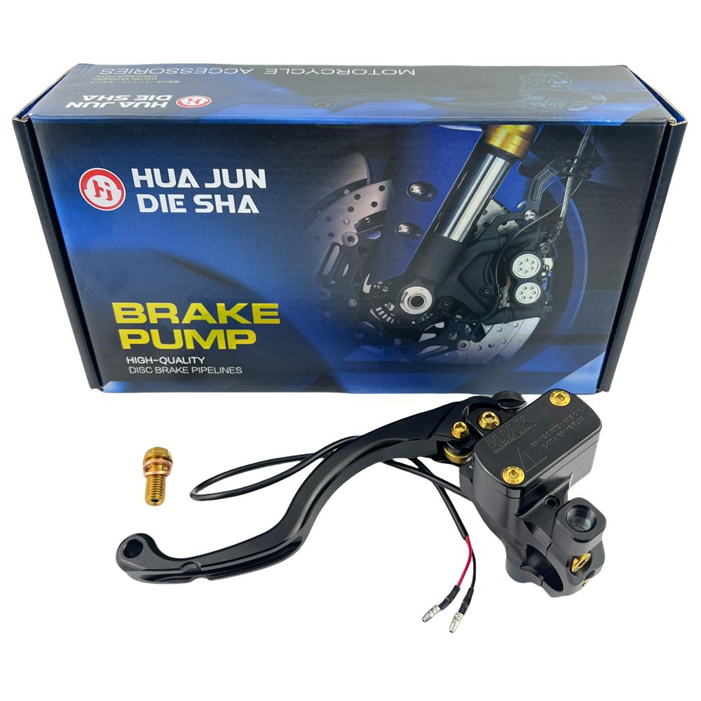 

HJ-1 17RCS Racing Bike Brake Clutch Pump Master Cylinder Brake Hydraulic Clutch Lever Universal 22MM Handlebar Black Left