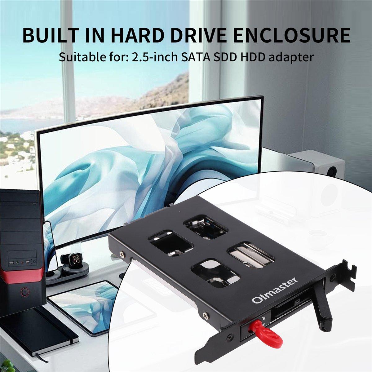 

Pci Mobile Rack Enclosure Hard Disk Drive Case Box For 2.5 Inch Sdd Hdd Adapter China Mainland