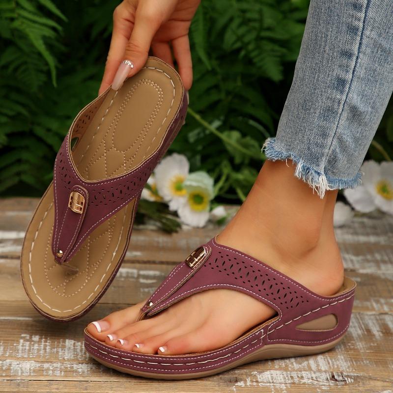 Beautiful Casual Herringbone Slippers Women's New Summer External Slippers