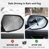 2 Pcs Side Mirror Squeegee, Retractable Car Wiper, Portable Cleaning Tool For Rainy Foggy Weather, Universal Accessories