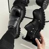 Men Genuine Leather Thick Bottom Shoes 2025 New Party Sports Office Shoes Casual Leather Outdoor Designer Walking Shoes