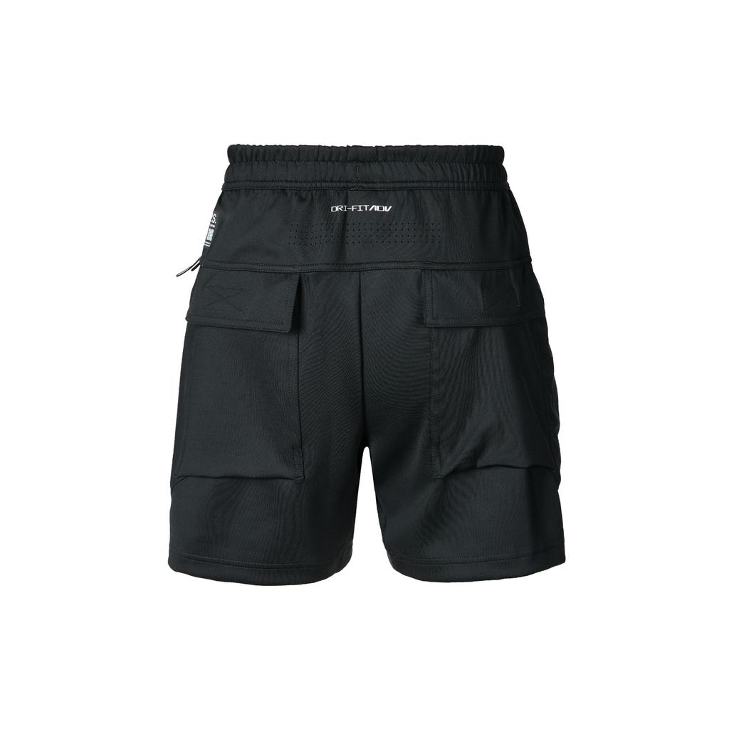 Nike Solid Color Logo Drawstring Quick-Dry Shorts Men Bottoms Black DX0367-010