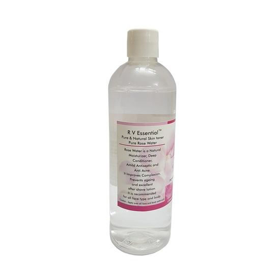 R V Essential Eau de Rose Pure/Gulab Jal 200ml- (100% pur et naturel)