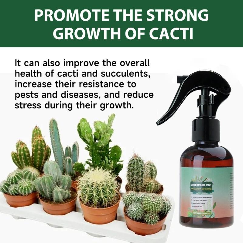 Fertilizzanti Spray Professionali per Cactus Nebulizzazione per Giardinaggio Miscela Delicata Nebulizzazione per la Salute Nutrienti per la Crescita delle Foglie