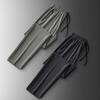 Men's Summer Elastic Ice Silk Quick-Dry Straight-Leg Pants