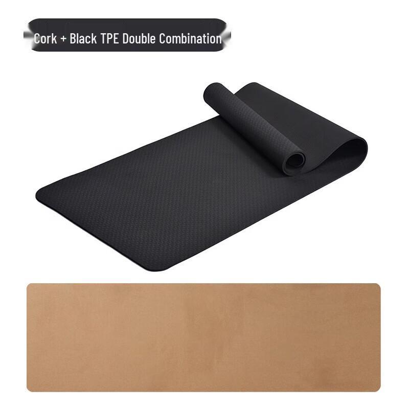 Йога-мат Yimai из пробки и TPE
