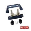 M8/M10 Power Distribution Block Stainless Steel High Current Power Terminal Block 12V-48V Nickel Plated Copper