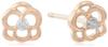 Flower Diamond Earrings In 10K Pink Gold 111446153106 4℃ (PG)