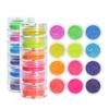 6 Boxes/set Super Shiny Mermaid Nail Glitter Powder Sequin Nail Art Decoration