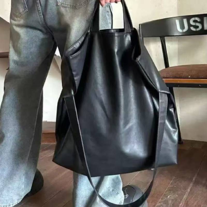 Pu Tote Bag With Magnetic Closure For Daily Urban Commuting