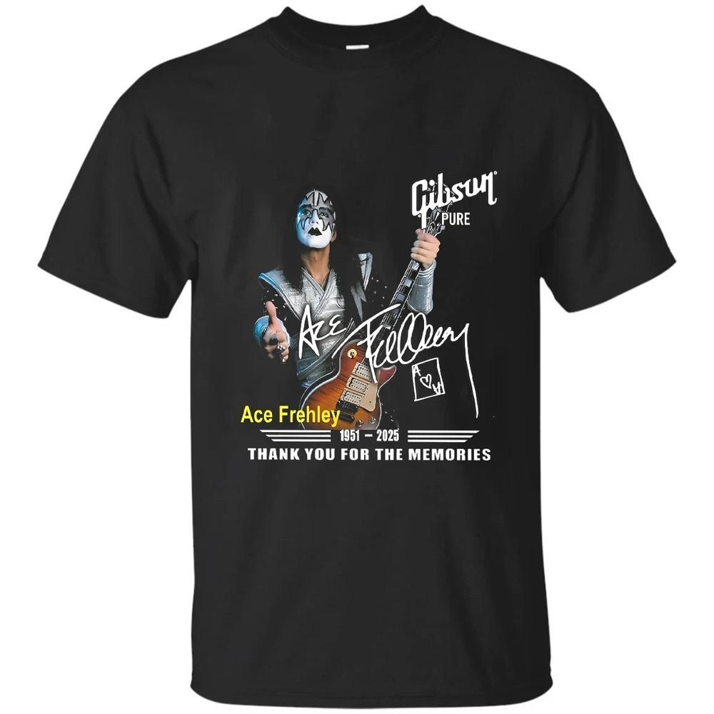 

Ace Frehley 19512025 Thank You For The Memories TShirt Unisex T-Shirt S