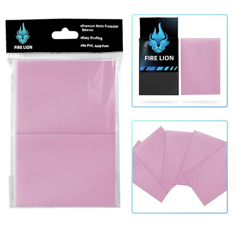 100PCS Card Sleeves Matte and Anti Cheating Penny Sleeves Soft Plastic Card Protector Fit for MTG Trading Cards Baseball Cards