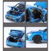 1/30 Subaru Impreza WRX STI Alloy Sports Car Model Diecast Metal Racing Vehicles Car Model Sound Light Simulation Kids Toys Gift