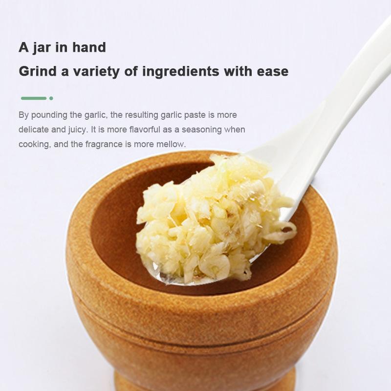 Thicken Garlic Mortar Pound Garlic Maker Manual Garlic Mortar Press Garlic Tool Mash