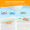 5 Pcs Desk Crab Pen Holder Weightlifting Crab Pen Holders Creative Cute Pencil Lipstick Display Storage Rack for Students Office