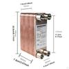Compact Stainless Steel Heat Exchanger for Efficient Water Heating And Cooling Applications