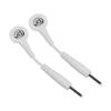 20Pcs Electrode Wires 2.0in Portable Replacement Button Electrode Lead Wires for Therapeutic Instruments White