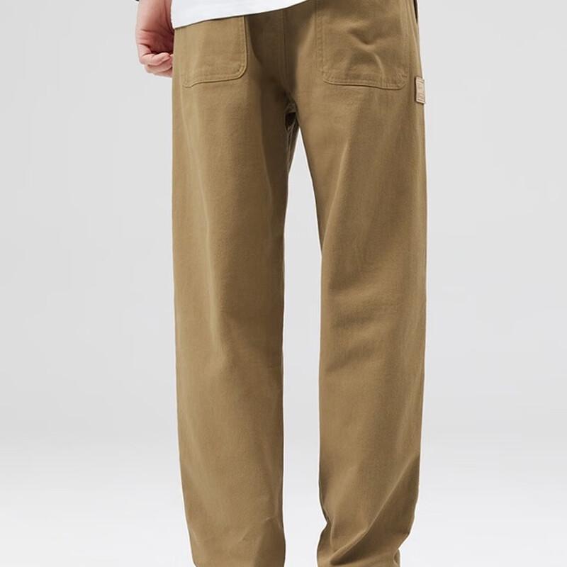 Jeanswest Men's Loose Straight-Leg Casual Cargo Pants