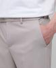 Musinsa Standard Lightweight Semi-Wide Hidden Elastic Waist Slacks [Light Beige]