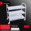 Thickened Stainless Steel Utility Serving Cart
