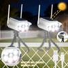 Solar Street Light Octopus Monitoring Light LED Clip On Solar Security Lamp Rechargeable With Motion Sensor Outdoor Waterproof Garden Lights For Fence