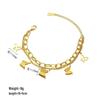 Titanium Steel Butterfly Double-Layer Bracelet: Non-Fading, Versatile Hip Hop Fashion Jewelry for Women