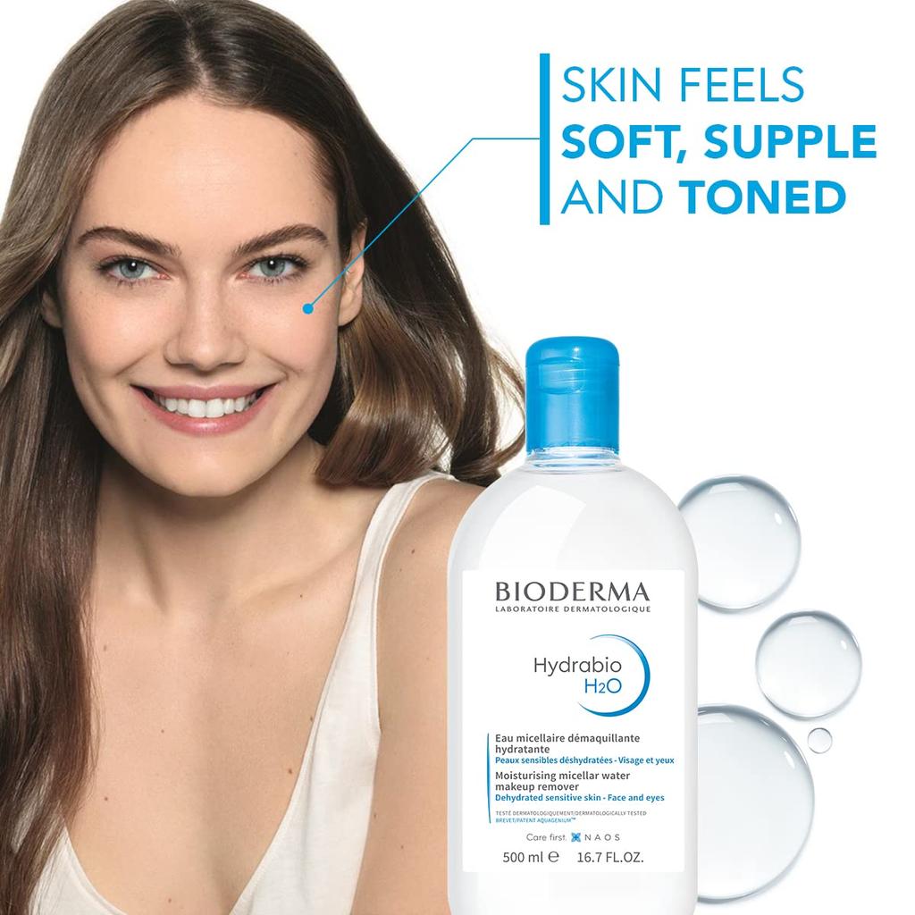 BIODERMA Hydrabio H2O 500 ml Čisticí 12 kusů 1 lahvička [produkt]
