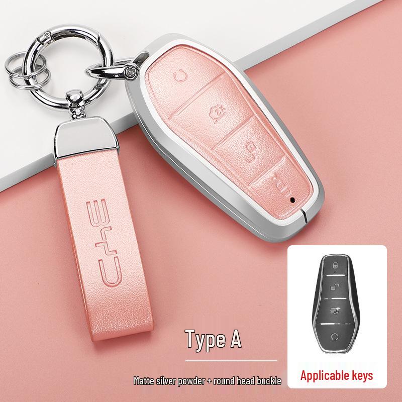 Full Coverage Key Case for BYD Models: Song, QinPLUS/dmi, Dolphin, e2, Tang, Han EV, e3, and Destroyer 05.