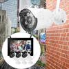 10in 1.3MP HD Wireless WIFI Baby Monitor 3 Cameras Smart DVR Home Security System