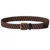 Mens Warren Woven Leather Trim Belt