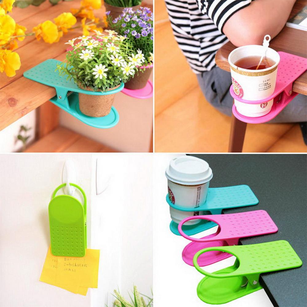 New Arrival Office Table Desk Drink Coffee Cup Holder Clip Drinklip