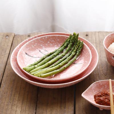 Creatief 7-inch Japans-Koreaans-stijl Diep Bord en Wind Sneeuwvlok Keramisch Fruitbord Servies Soep Rijstbord