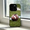 American Football Sport Phone Case For iPhone 17,16,15,14,13,12,11 Plus,Pro Max,XS,Colorful Silver Black Cover