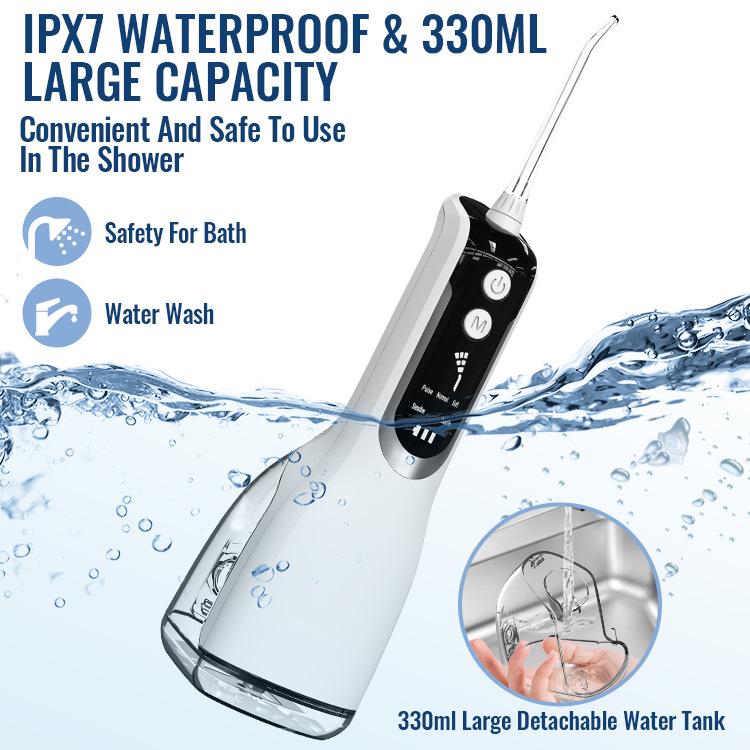 New Portable Electric Dental Flusher Water Floss Household Pulse Dental Wash Oral Rinse Dental Cleansing Machine